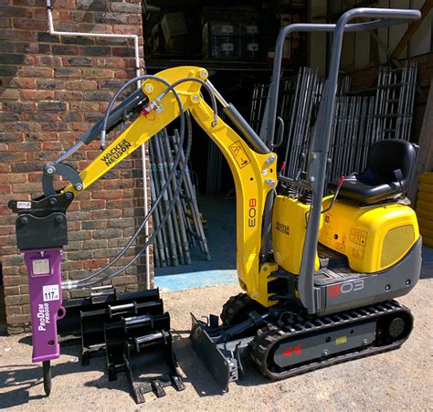 mini digger breaker hire|best electric mini excavator.